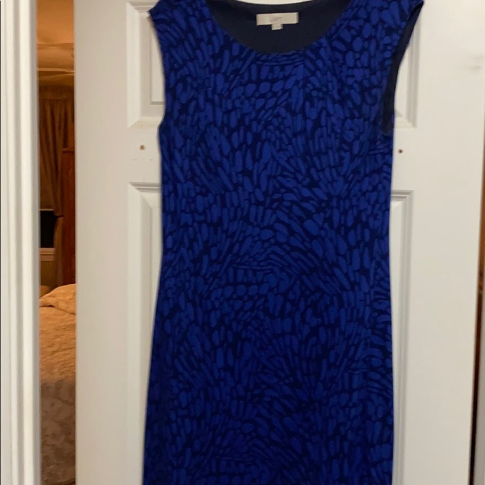 Blue and black super chic sundress.